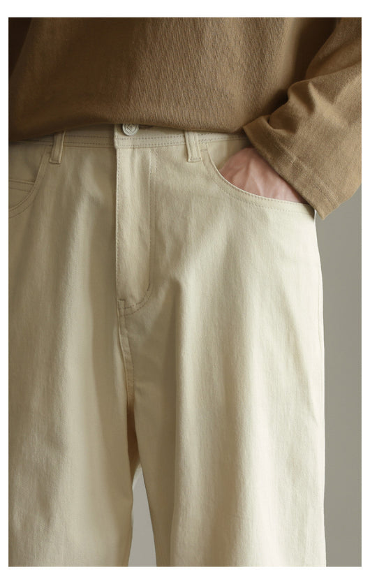 Pantalón Cropped Recto de Mezclilla Elástica - Image 17