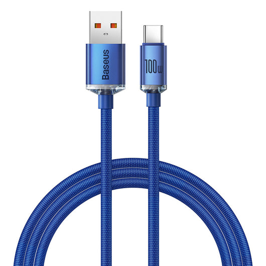 Cable USB-C de Carga Rápida 100W Crystal Shine - Transferencia de Datos - Image 13