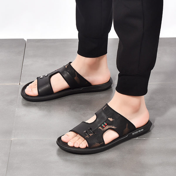 Sandalias de Playa Cómodas para Hombre - Chanclas Antideslizantes Versátiles