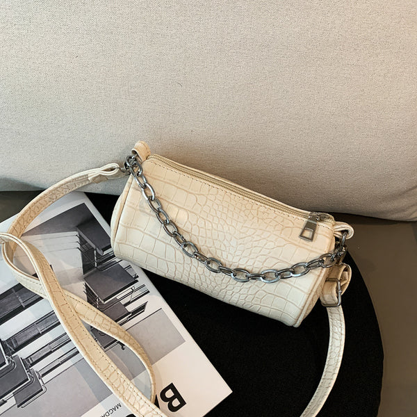 Bolsa Mensajera Cilíndrica de Un Solo Hombro