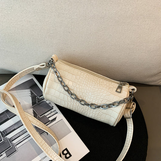 Bolsa Mensajera Cilíndrica de Un Solo Hombro
