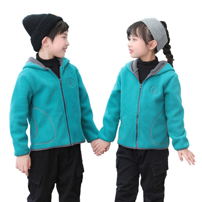 Conjunto de Abrigo Polar con Capucha para Niños - Image 4