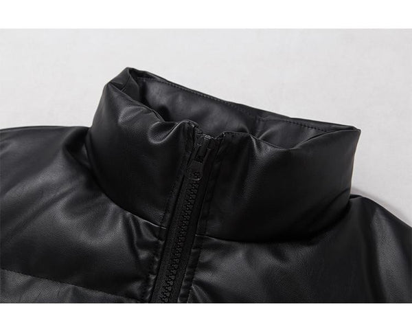 Chaqueta de Algodón con Cuello Mao para Hombre