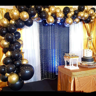 Guirnalda Arco Globos Dorado Metálico para Celebraciones - Image 10