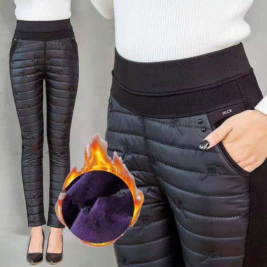 Pantalones Mom Fit Cintura Alta Algodón Suave - Efecto Adelgazante