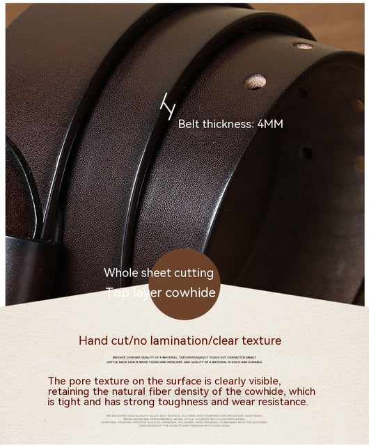 Cinturón Táctico de Cuero Genuino con Hebilla Doble para Hombre - Image 12