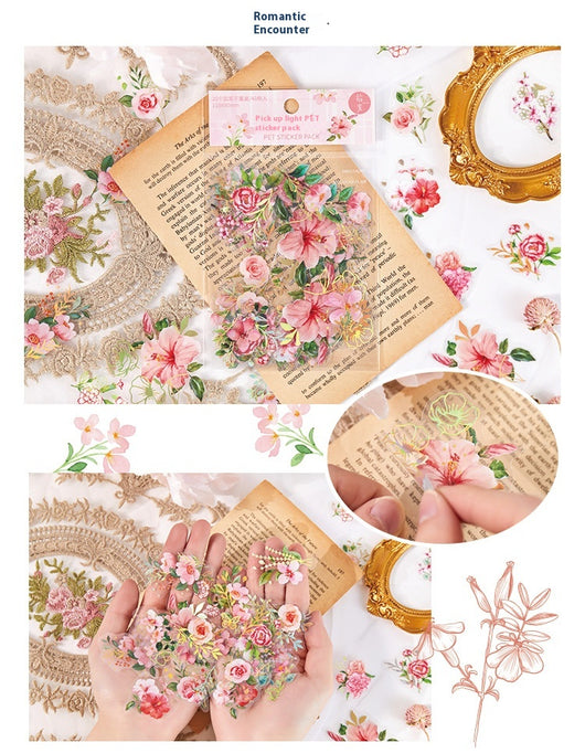 Cuaderno de Flores y Plantas - Material Decorativo 40 Piezas - Image 15