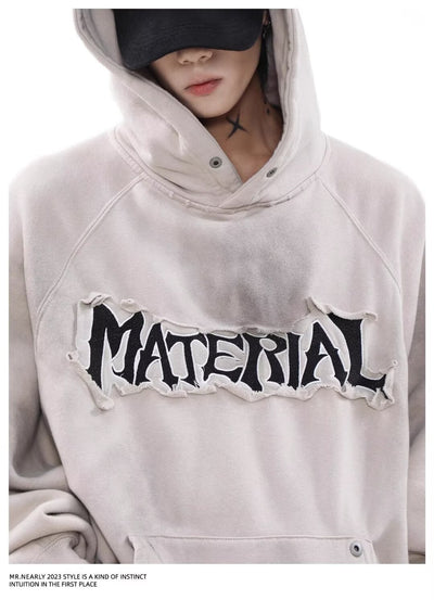 Sudadera Vintage Americana con Diseño Graffiti Desgastado - Image 15
