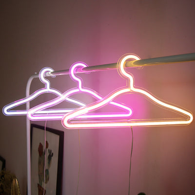 Perchero LED Neón con Luz USB - Soporte para Ropa Iluminado - Image 2