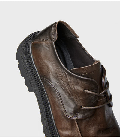 Zapatos Casuales de Cuero para Hombre - Estilo Retro Británico Transpirables - Image 22