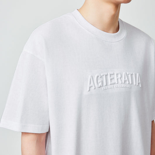 Playera con Estampado de Letras Tridimensionales - Image 3
