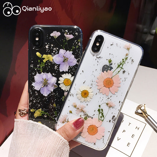 Funda para móvil con flores secas - Image 3