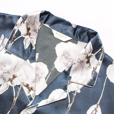 Pijamas de Seda para Parejas - Manga Larga Fresca y Cómoda - Image 63