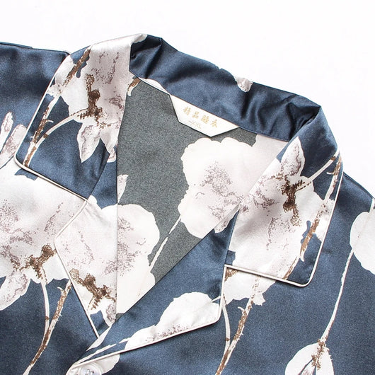 Pijamas de Seda para Parejas - Manga Larga Fresca y Cómoda - Image 63