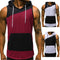 Chaleco Deportivo sin Mangas con Capucha y Combinación de Colores para Verano