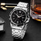 Men's Waterproof Business Watch with Calendar and Quartz Movement