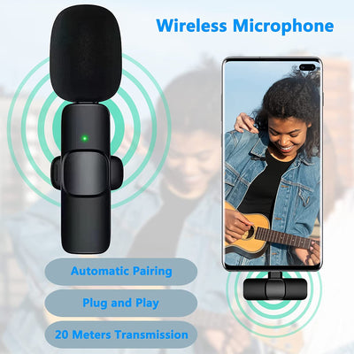 Micrófono Inalámbrico Profesional de Solapa para iPhone e iPad - Image 15