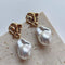 Aretes de Plata Brillante Forma Irregular