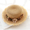 Sombrero de Paja para Mujer con Protección Solar UV