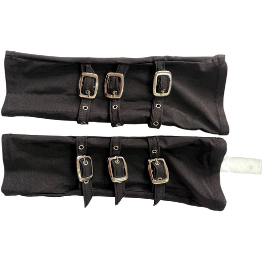 Guantes Punk Kunoichi Dedos Libres Negro Intenso - Image 5