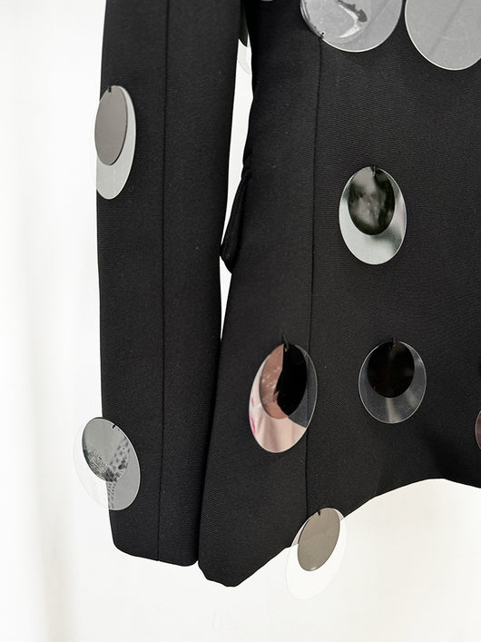 Blazer de Botones con Detalles de Lentejuelas - Image 12