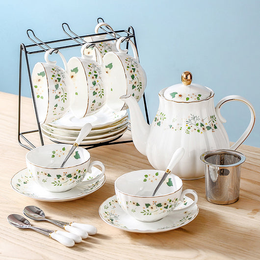 Taza de Té Floral Nórdica Estilo Hogar - Image 15
