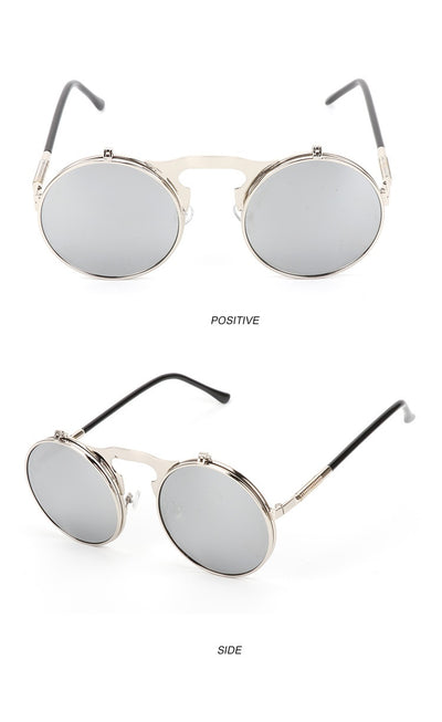 Gafas de Sol Steampunk Vintage Abatibles con Protección UV - Marco Metal Unisex - Image 13