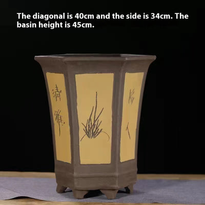 Maceta de Cerámica Púrpura Extragrande para Plantas de Interior - Image 16
