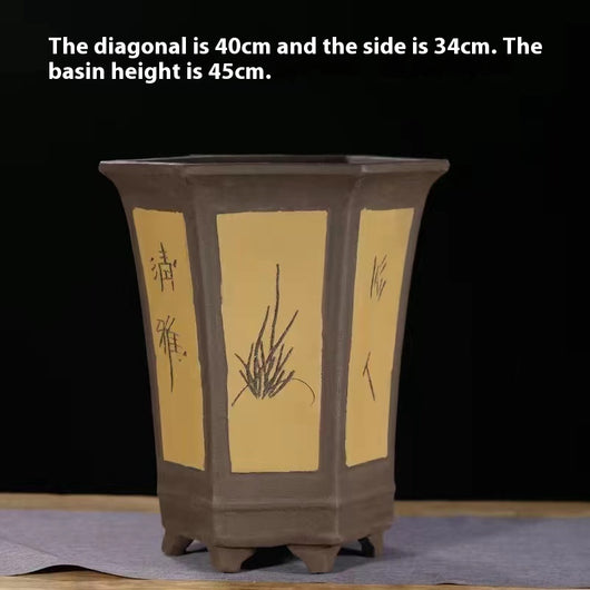 Maceta de Cerámica Púrpura Extragrande para Plantas de Interior - Image 16