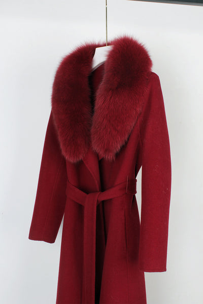 Abrigo de Lana Reversible Doble Faz con Cinturón - Corte Slim Otoño Invierno - Image 14