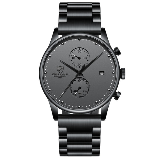Reloj Empresarial para Hombre Resistente al Agua con Correa de Acero Multifuncional - Image 10