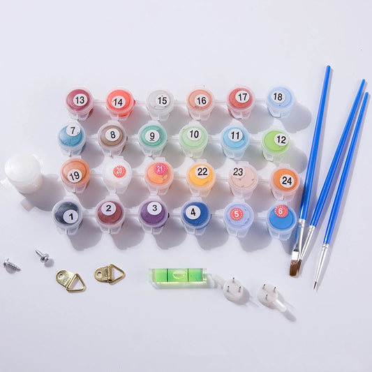 Kit de Pintura Digital al Óleo - Cuadro de Gato DIY - Image 2