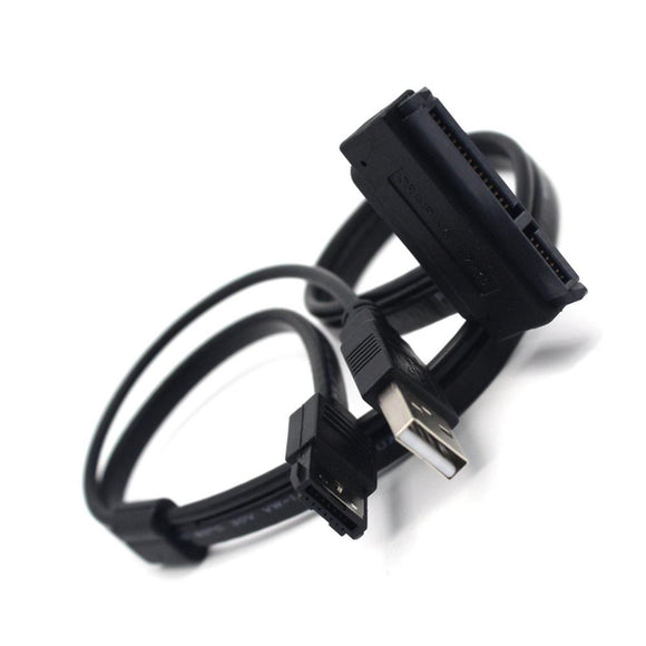Cable Dual 2 en 1 para Disco Duro: Datos y Alimentación 22 Pines