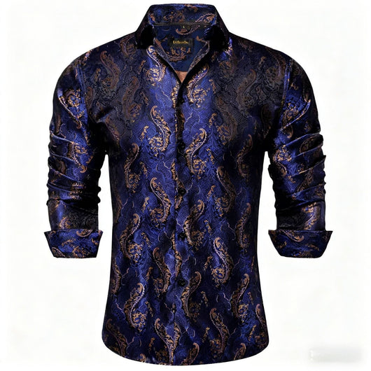 Camisa Casual Deportiva Holgada con Solapa para Hombre - Image 17