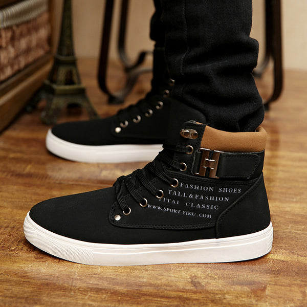 Botas Martin para Hombre con Cordones y Suela Plana