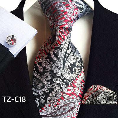 Traje de Tres Piezas Elegante para Hombre con Corbata, Pañuelo y Puños - Image 19