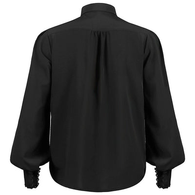 Camisa Medieval de Pliegues para Hombre Estilo Europeo y Americano - Image 22