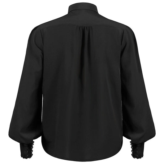 Camisa Medieval de Pliegues para Hombre Estilo Europeo y Americano - Image 22