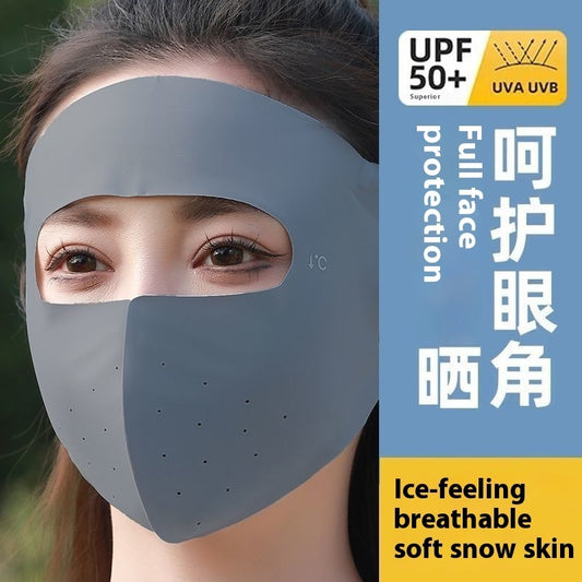 Máscara Protectora Solar Ice Silk para Cuello y Rostro con Respiraderos - Image 2