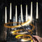 Set de Velas Navideñas LED con Control Remoto por Suspensión