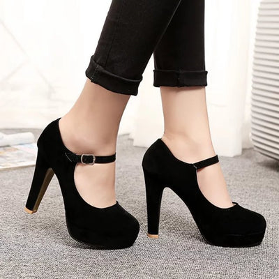 Zapatos de Trabajo Mary Jane con Hebilla - Comodidad Profesional - Image 11