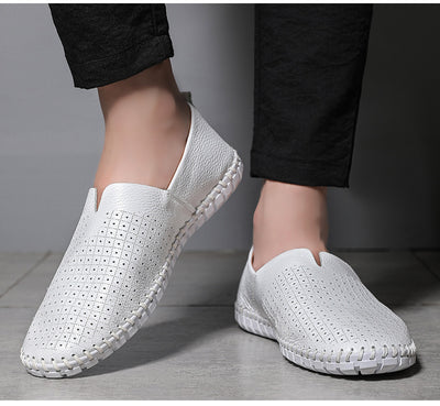Mocasín de Cuero Gommino con Capas para Hombre - Image 10