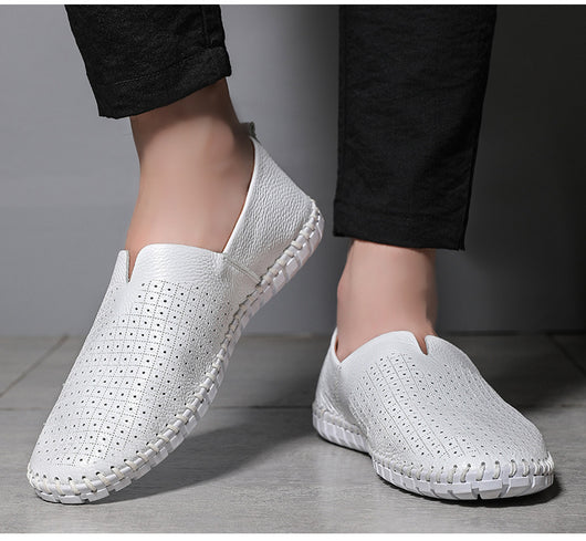 Mocasín de Cuero Gommino con Capas para Hombre - Image 10