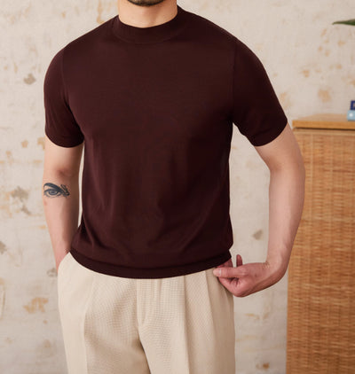 Camiseta Entallada Cuello Redondo Manga Corta - Image 7