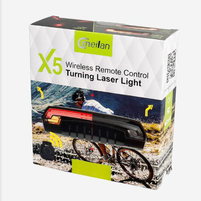 Luz Trasera de Bicicleta con Láser de Seguridad - Image 9