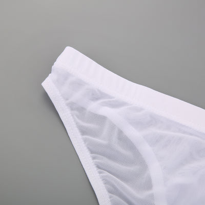 Calzoncillos Tipo Malla Transparente para Hombre con Bolsa Realzada - Image 32