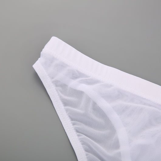 Calzoncillos Tipo Malla Transparente para Hombre con Bolsa Realzada - Image 32
