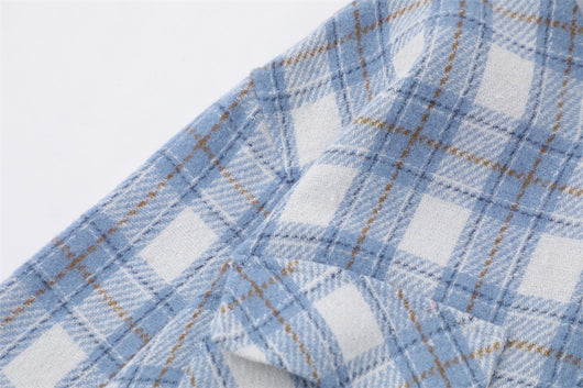 Camisa Cuadros Suelta con Capucha Estilo Retro para Hombre - Image 16
