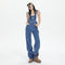 Pantalones Denim con Tirantes para Mujer - Estilo Urbano Verano