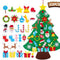 Árbol de Navidad Puzzle Colgante Hecho a Mano para Niños